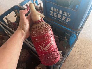 42 vecchie bottiglie sifoni Konga e Zerep