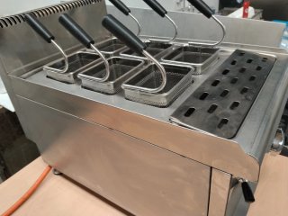 Cuece pasta profesional a gas