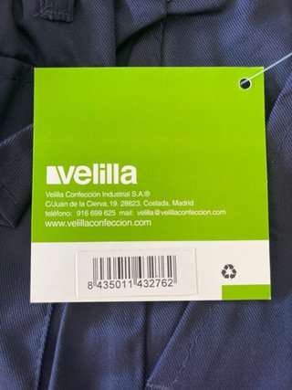 Pantalón Velilla Talla XL Alta visibilidad
