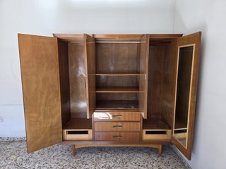 Armario vintage madera 4 puertas