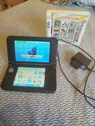 Nintendo 3DS XL Negra con juegos