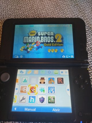 Nintendo 3DS XL Negra con juegos