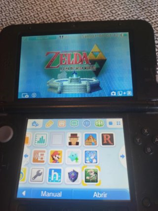 Nintendo 3DS XL Negra con juegos