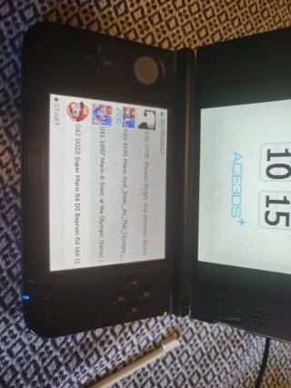 Nintendo 3DS XL Negra con juegos
