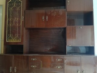 Mueble de salón madera y metal