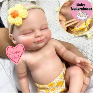Muñeca reborn bebé silicona flexible