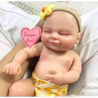 Muñeca reborn bebé silicona flexible
