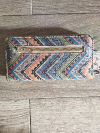 Cartera de corcho multicolor