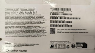 Mac Mini M4 256GB/16GB