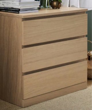 Cajonera Ikea Malm 3 cajones