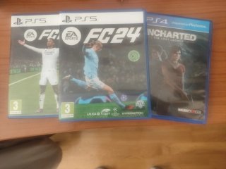 FC 25 PS5, Uncharted PS4, FC 24 PS5