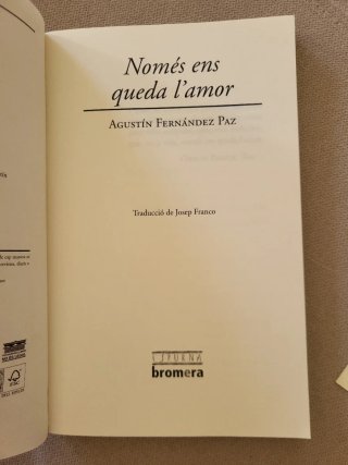 Només ens queda l'amor