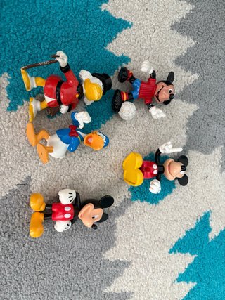 Figuras Mickey y Donald Comansi