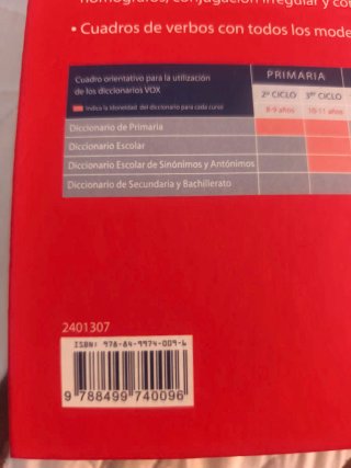 Diccionario de Secundaria y Bachillerato