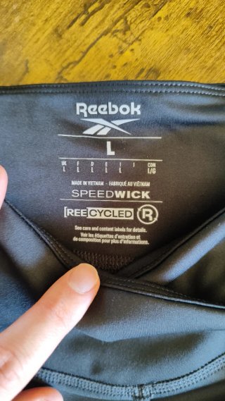 Reebok Leggings Mujer Talla L Negro - NUEVOS