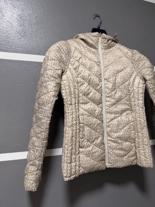 Piumino Michael Kors Monogram Beige