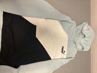 Sudadera Puma niño azul y blanco Talla 15-16 años