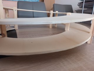 Rampa helicoidal maqueta ferroviaria