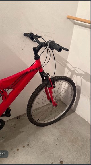 Bicicleta de Montaña Roja