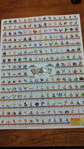 Póster Pokémon Edición Rojo Fuego y Verde Hoja