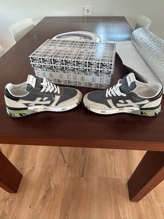 Zapatillas Premiata Talla 40 Beige/Gris
