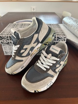 Zapatillas Premiata Talla 40 Beige/Gris