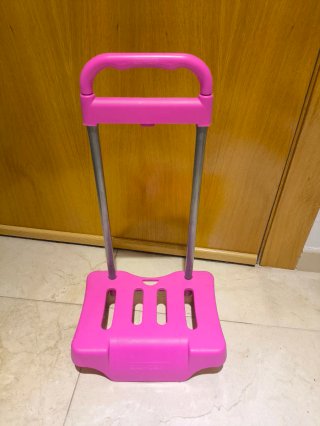 Carro para mochila rosa