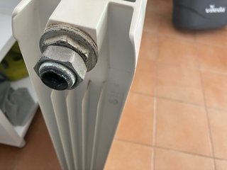 Radiador de hierro blanco