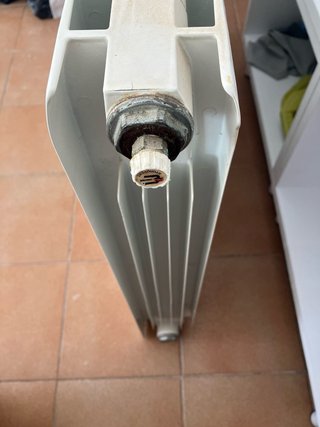 Radiador de hierro blanco