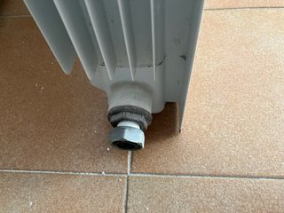 Radiador de hierro blanco