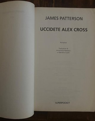 uccidete alex cross trhiller