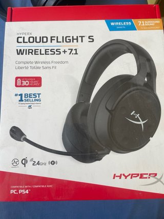 HyperX Cloud Flight S con batería para cambiar