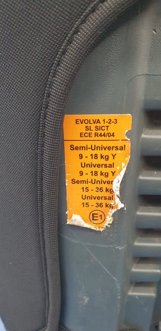 Silla Coche Britax Römer Evolva 1-2-3 SL SICT