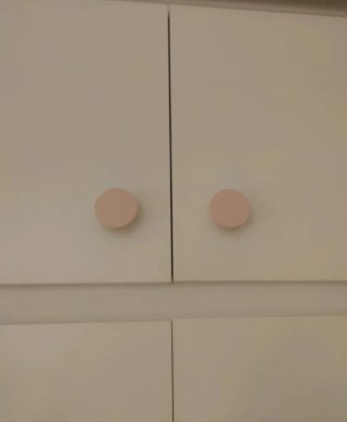 Tiradores de madera rosa para muebles
