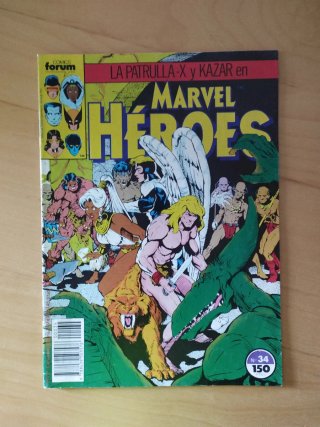La Patrulla X y Kazar Marvel Héroes