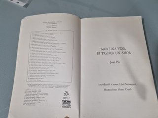 Mor una vida, es trenca un amor