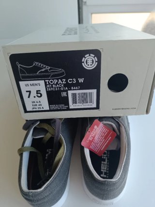 Zapatillas Element grises y verdes talla 40
