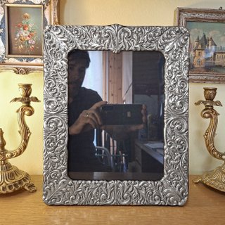Cornice Portafoto Argento 925 anni 80 x foto 18x24