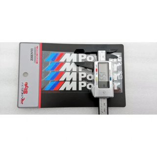 VINILOS PINZAS DE FRENO BMW M POWER BLANCO