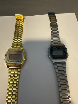 Lote 3 Relojes Casio Dorado y Plateado