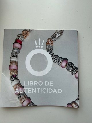 Collar Pandora Corazón Rojo Plata