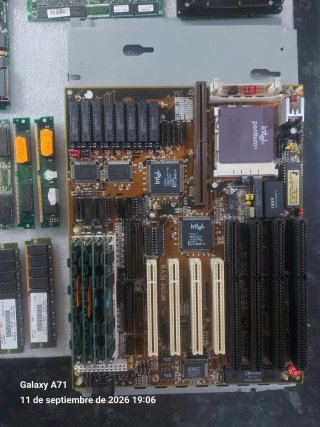 Placa Base Intel MP058 + Procesador + Memorias RAM