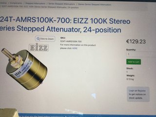 Atenuador EIZZ 24 pasos 50K