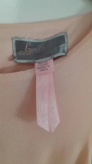 Vestido fiesta lentejuelas rosa y plata.