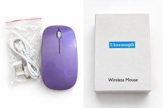 Mouse Wireless Ricaricabile Slim Viola