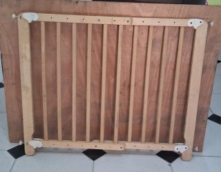 Barrera de seguridad madera