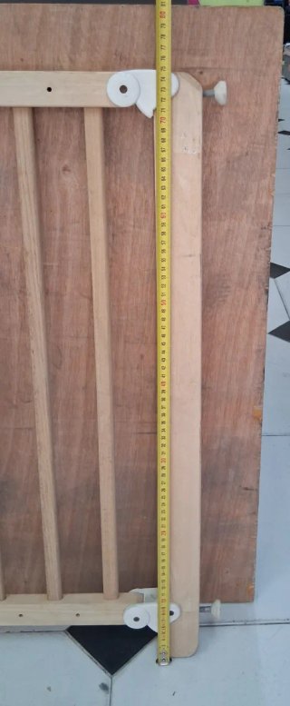 Barrera de seguridad madera
