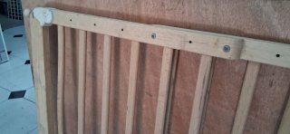 Barrera de seguridad madera
