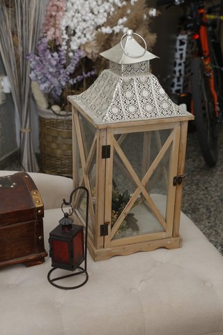 Farol grande decoración atrezzo fotografía