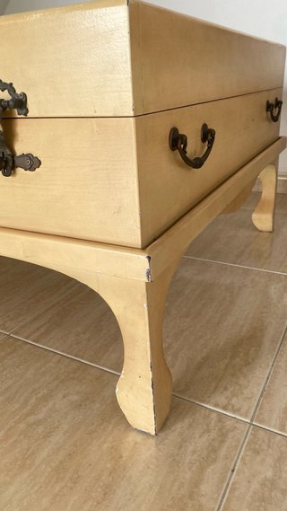 Mesa centro vintage con almacenaje